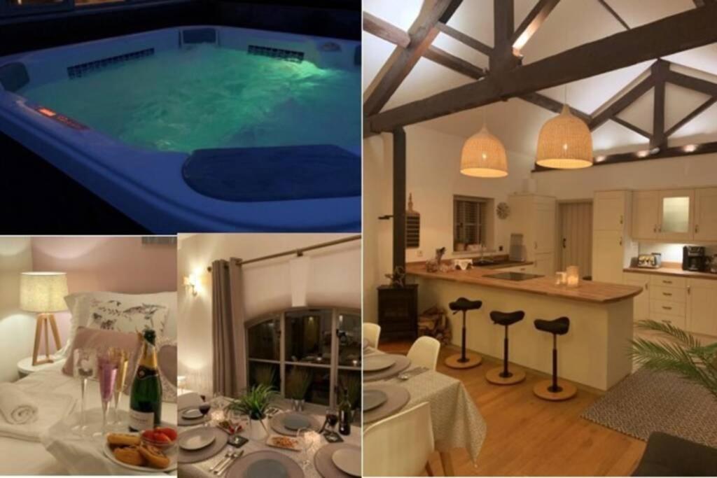 Stunning Barn Private Hot Tub Malvern & Worcester Sleeps 6 Exterior foto